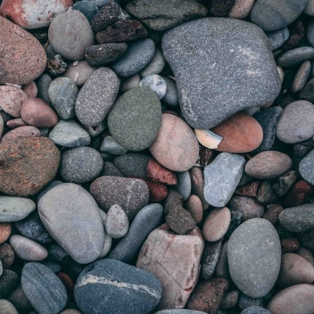 smooth river rock