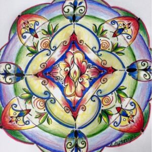 mandala created by sharon highberger