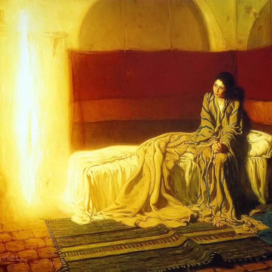 henry ossawa tanner's painting of the annunciation
