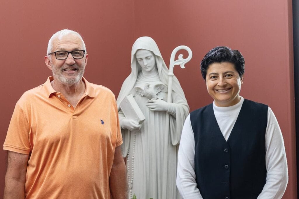 Oblate John Hosler and Sister Rocio Garcia Villegas