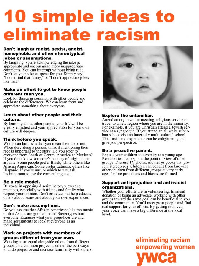 YWCA 10 steps to eliminate racism